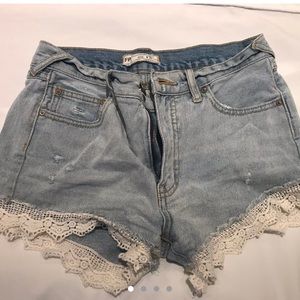Free people high waisted shorts
